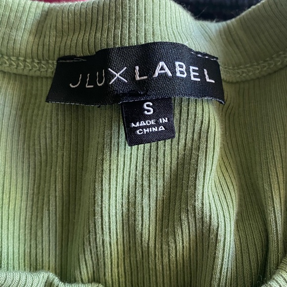 JLUXLABEL High Neck Crop Ribbed Tank Top - Picture 6 of 6